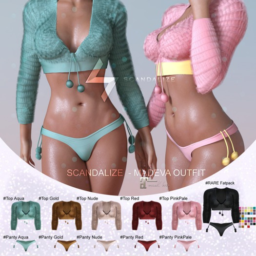 Scandalize. Madeva.Panty. Gold