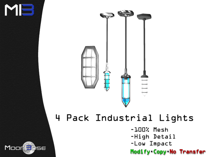 [MB3] 4 Pack Industrial Lights (Boxed)
