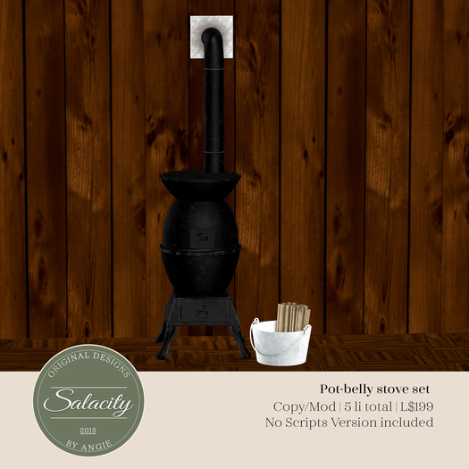 Salacity - Pot-Belly Stove Set (add me)