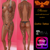 Phoenix Gothic Tattoo