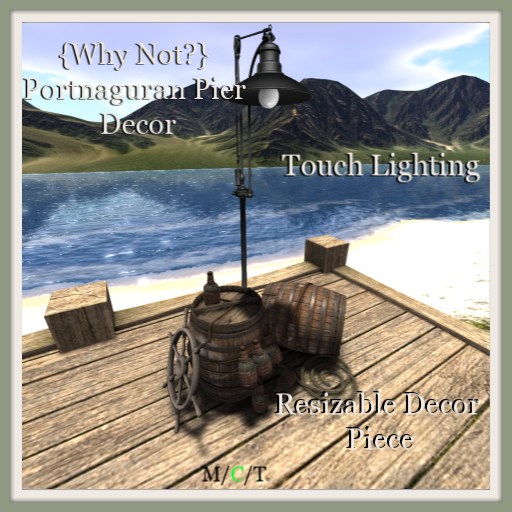 {Why Not?} Portnaguran Pier Decor{Resizable}-Boxed