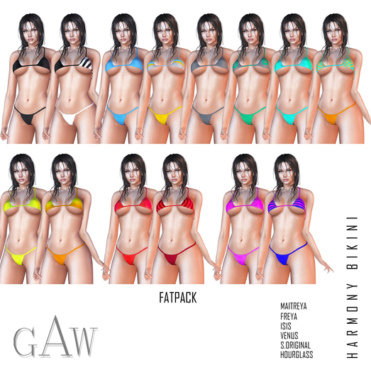 GAW Harmony Bikini FATPACK