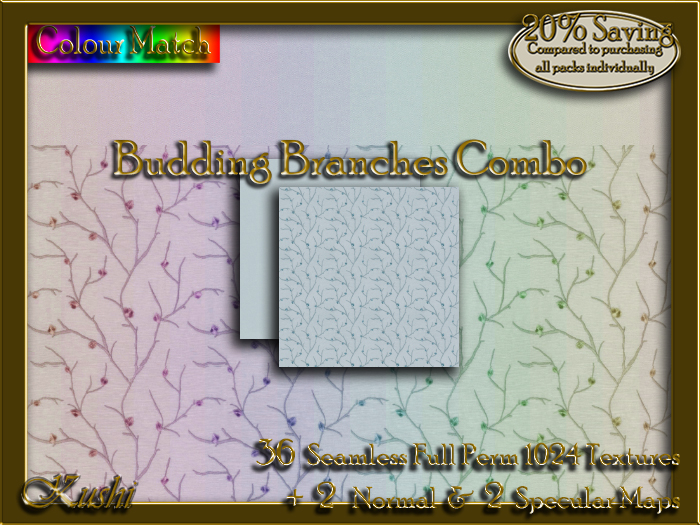 !Kushi! BuddingBranchesCOMBO Textures -WearToUnpack
