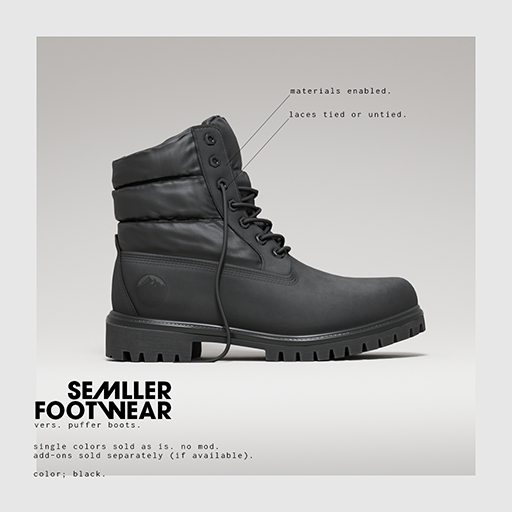 Semller - Puffer Boots Black (add)