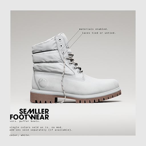 Semller - Puffer Boots White (add)
