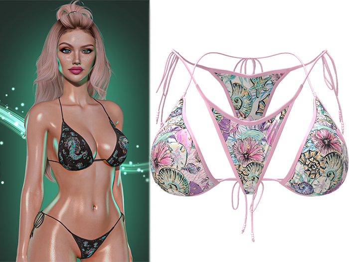 !PCP :: Rae Bikini [Mermaid Seashells]