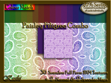 Paisley Filigree Combo Textures