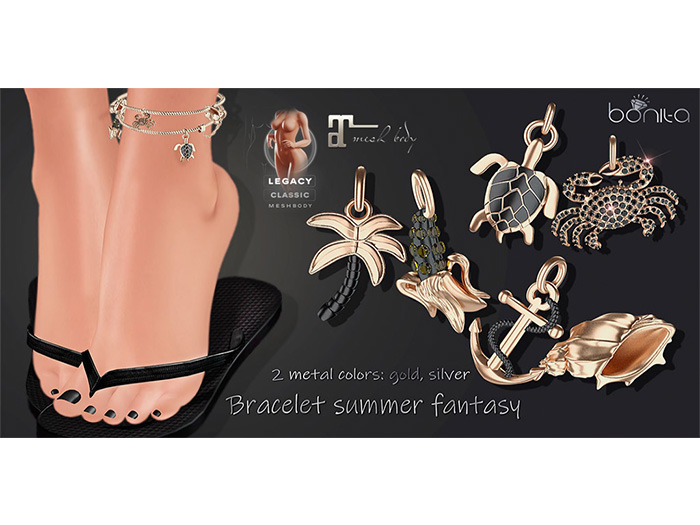 *Bonita* bracelet summer fantasy (Maitreya, Legacy)