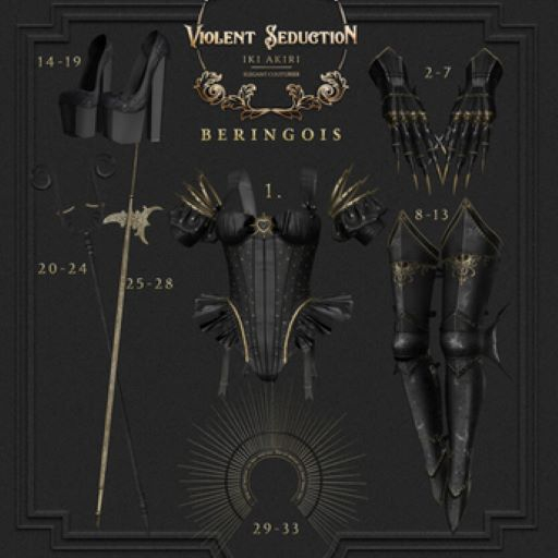 Violent Seduction - Beringois Halberd (Silver)