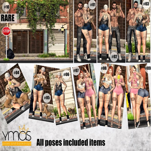 YMAS POSES Friends Phone  04