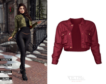 TETRA - Neva - Bomber jacket (Burgundy)