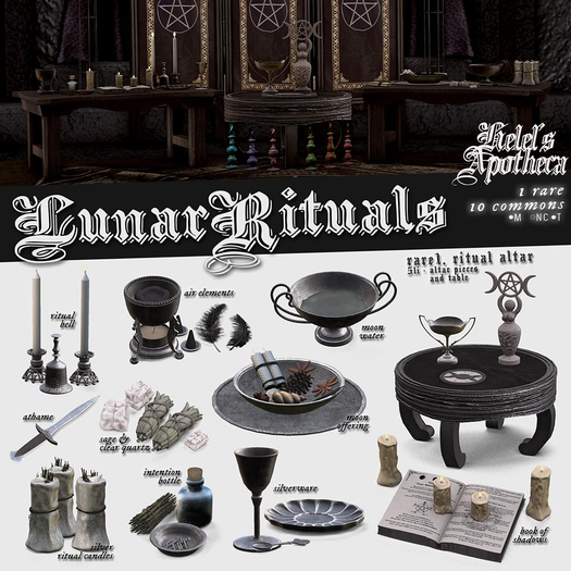 Second Life Marketplace - + H-Apotheca + lunar rituals [book of shadows]
