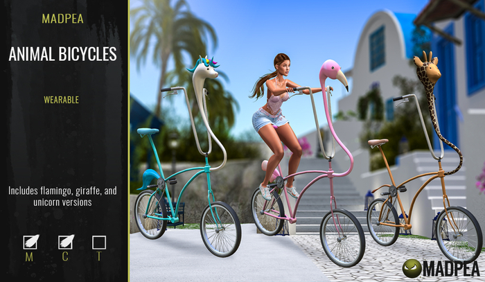 MadPea Animal Bicycles