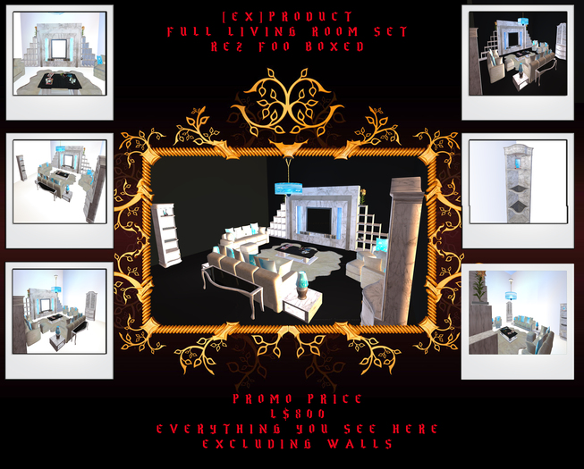 [EX] Full Living room Set Boxed