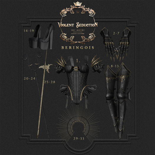 Violent Seduction - Beringois Halberd (Silver)