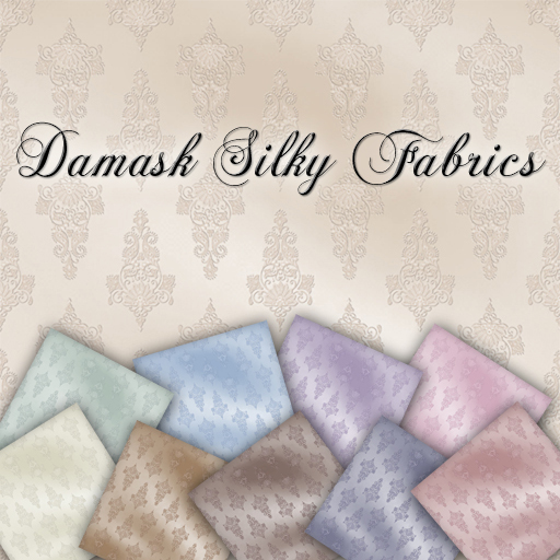 Damask Silky Fabrics - 10 Luxurious, full perm, high quality textures!