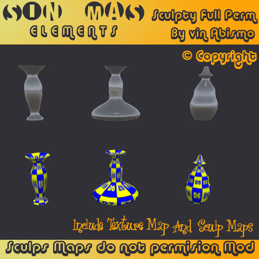 [Outlet][SM] Pack Vases 001