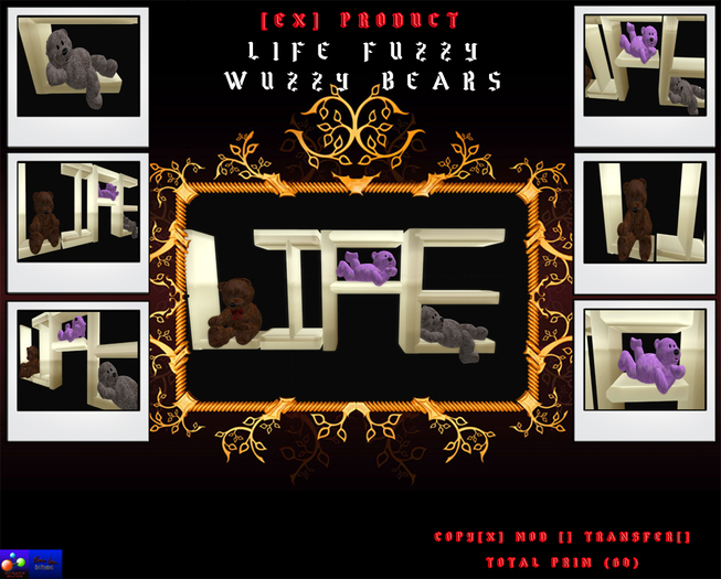 [EX] Life Fuzzy Wuzzy Bears boxed