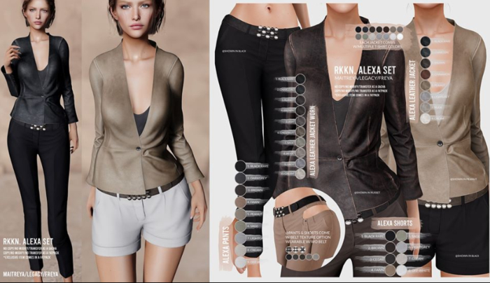 RKKN. Alexa Shorts Brown Freya