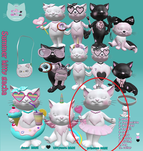 *CK* Summer kitty princess RARE