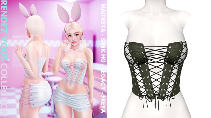 Rebelpill - Rendez Vous Collection Top Army Green