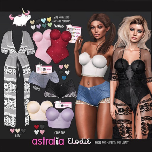 Astralia Clothing - Elodie (Top) Pink L