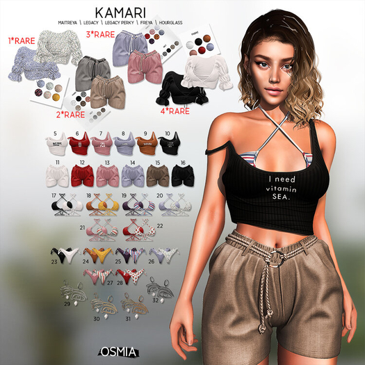 OSMIA - Kamari.Gacha.Shorts - M - Brown