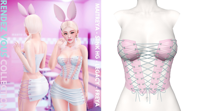 Rebelpill - Rendez Vous Collection Top Baby Pink