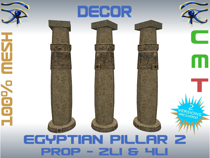 SP-DECOR -EGYPTIAN PILLAR 2 (VERSION 1)