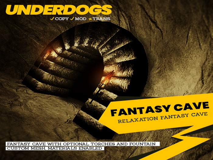 [UnderDogs] - Fantasy Cave + Fountain/Torch DEMO