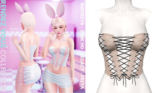 Rebelpill - Rendez Vous Collection Top Nude