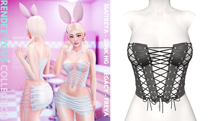 Rebelpill - Rendez Vous Collection Top Dark Grey