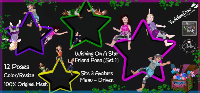 {PT} Wishing on a Star - Friends Pose [Set 1]