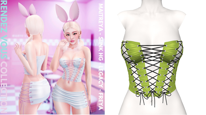 Rebelpill - Rendez Vous Collection Top Golden Lime