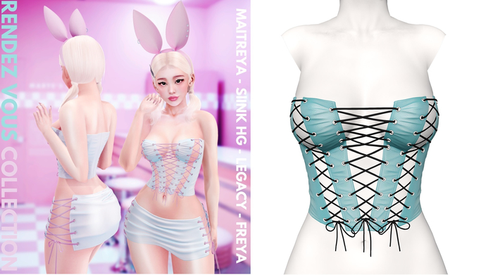 Rebelpill - Rendez Vous Collection Top Turquise