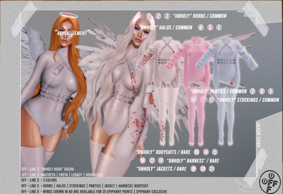 7. "Off-Line" x "Unholy" Panties / Blood / Legacy / COMMON