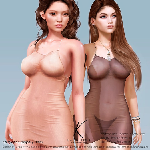 Kaithleen's Slippery Dress - Fatpack