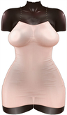 Kaithleen's Slippery Dress - Cream