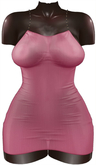 Kaithleen's Slippery Dress - Bubblegum