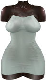 Kaithleen's Slippery Dress - Aqua