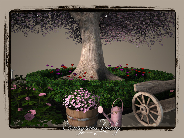 Evergreen Valley Blossom Bench 1.6