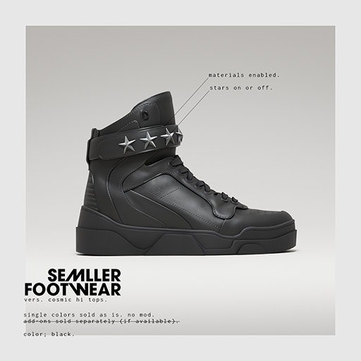 [retired from mainstore] Semller - Cosmic Sneakers Black (add)