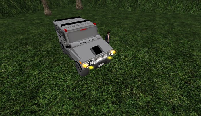 CSI Hummer H2 silver