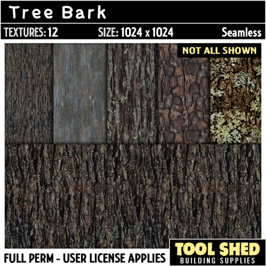 Tool Shed - Tree Bark Textures