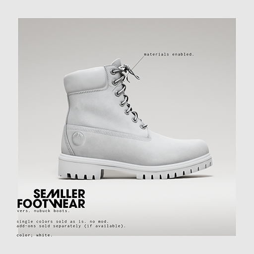 Semller - Nubuck Boots White (add)