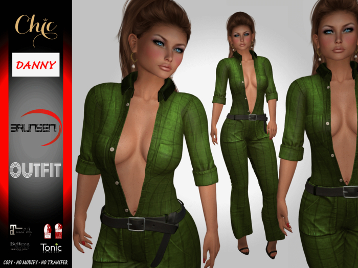 Brunsen Couture - Danny Chic Outfit Green Chess