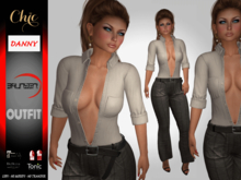 Brunsen Couture - Danny Chic Outfit White Black Chess