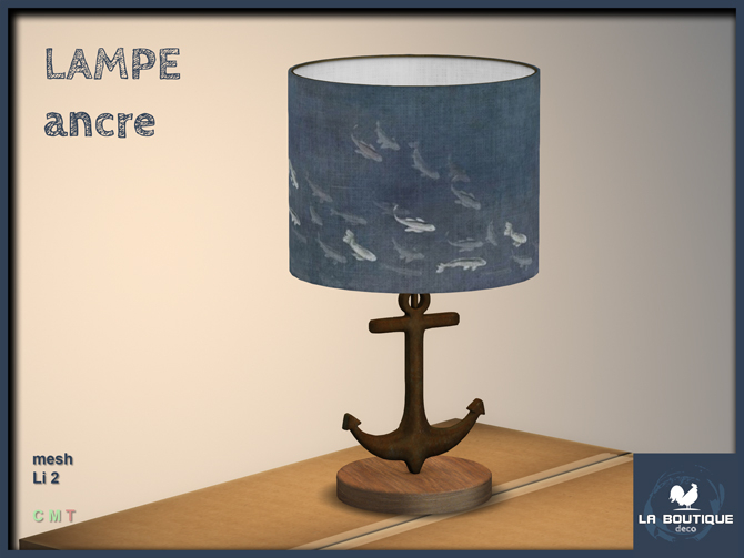 LA BOUTIQUE - lampe ancre