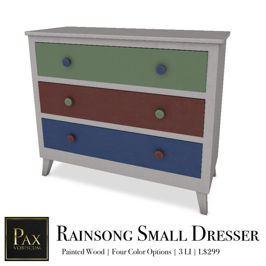 Pax: Rainsong Small Dresser