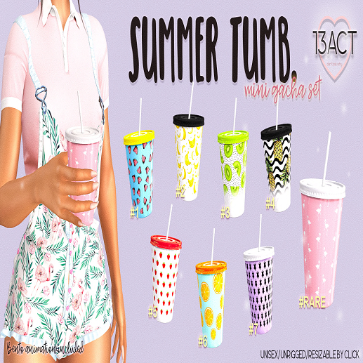 !13ACT - summer tumb. gacha #RARE